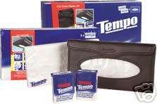 TEMPO CAR CASE STARTER KIT TISSUES 2 Refills & Holder